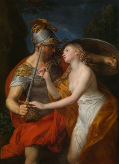 Alegoría de la paz y la guerra de Pompeo Girolamo Batoni