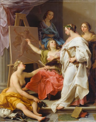 Alegoría de las artes de Pompeo Girolamo Batoni