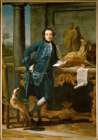 Charles John Crowle, un caballero llegado a Italia en su " Grand Tour " ... de Pompeo Girolamo Batoni