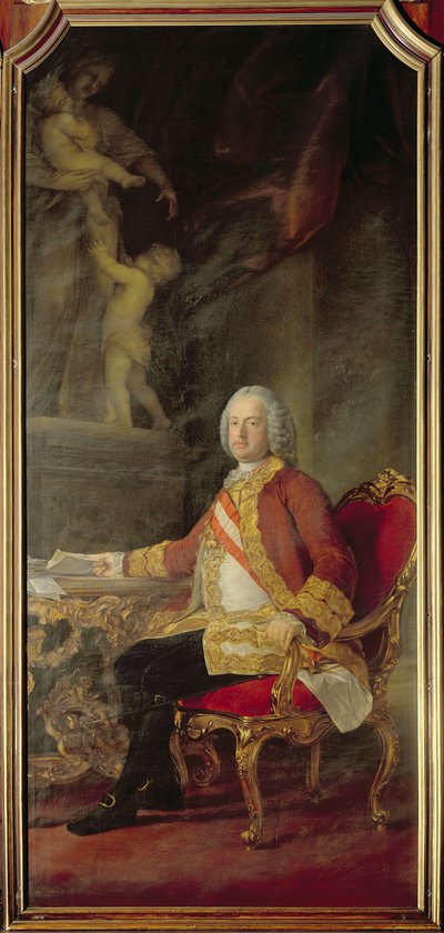 Francisco I Emperador del Sacro Imperio Romano (1708-65) esposo de la Emperatriz María Teresa de Austria (1717-80) de Pompeo Girolamo Batoni