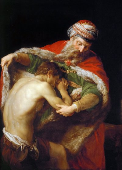 La parábola del hijo pródigo de Pompeo Girolamo Batoni