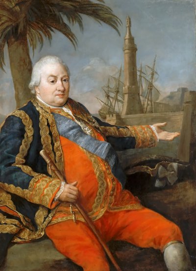 Pierre André de Suffren de Saint Tropez 1729-1788 de Pompeo Girolamo Batoni