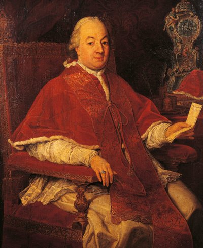 Retrato del Papa Pío VI (Giannangelo Braschi) de Pompeo Girolamo Batoni