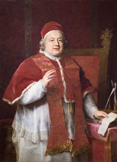 Retrato del papa Clemente XIII de Pompeo Girolamo Batoni