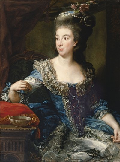 Retrato de la Condesa Maria Benedetta di San Martino de Pompeo Girolamo Batoni