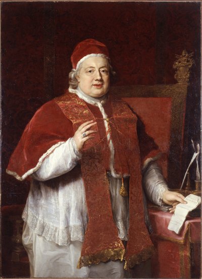 Retrato del Papa Clemente XIII 1693-1769, 1760 de Pompeo Girolamo Batoni