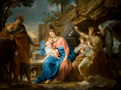 El descanso en la huida a Egipto, c.1740-49 de Pompeo Girolamo Batoni