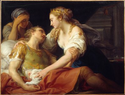 La muerte de Marco Antonio de Pompeo Girolamo Batoni
