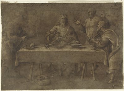Comida en Emaús de Pomponio Amalteo (attributed to)