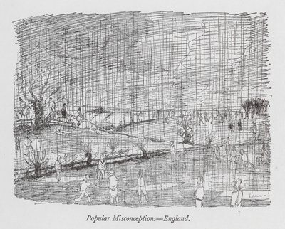 Popular Misconceptions, Inglaterra (litografía) de Pont (1908-40)