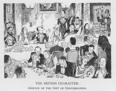 El carácter británico, ausencia del don de la conversación de Pont