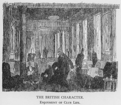 El carácter británico, disfrute de la vida en el club de Pont