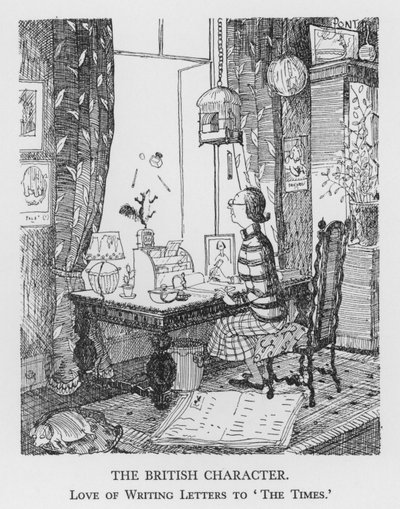 El carácter británico, amor por escribir cartas a 