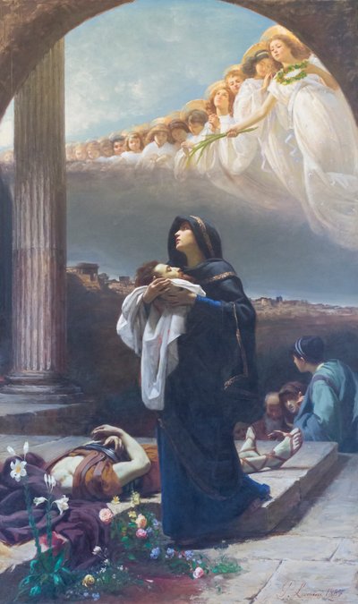 Santa Grata recoge los restos de San Alejandro de Ponziano Loverini