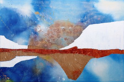 Reflejo abstracto de una montaña de Poonam Choudhary