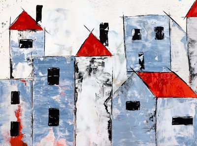 La moderna ciudad de Red Roof de Poonam Choudhary
