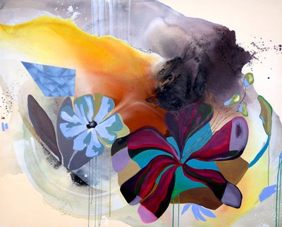 Flor abstracta llena de colorido de Poonam Choudhary