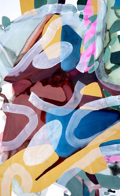 Movimiento abstracto vibrante de Poonam Choudhary
