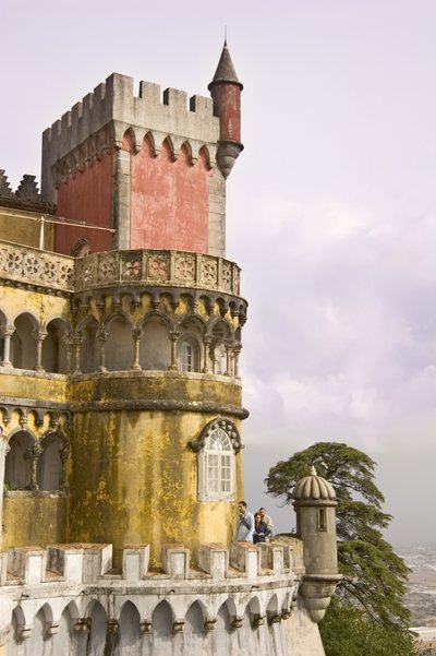Una torre de castillo de Portuguese School
