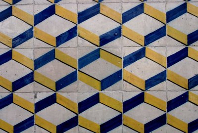 Diseño de azulejos en el área de Baixas (cerámica) de Portuguese School