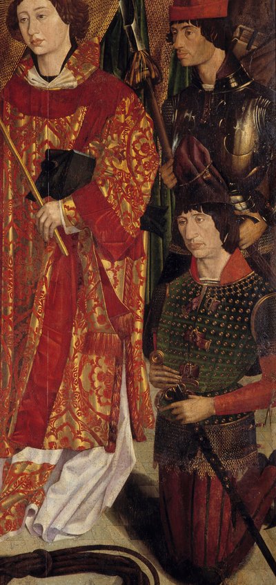 San Vicente, patrón de Lisboa y Enrique el Navegante (detalle) de Portuguese School