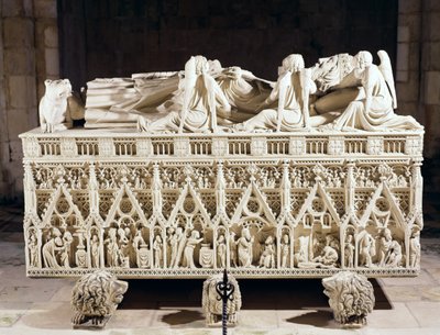Tumba de Pedro I (1320-67) Rey de Portugal de Portuguese School