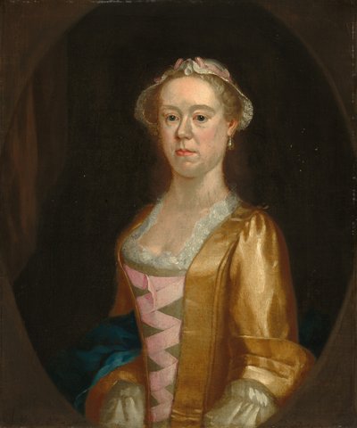 Retrato de una dama de Possibly British 18th Century