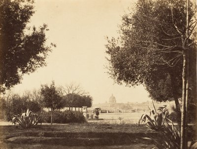 San Pedro desde la colina Pinciana, 1853-56 de Possibly by Jane Martha St. John.