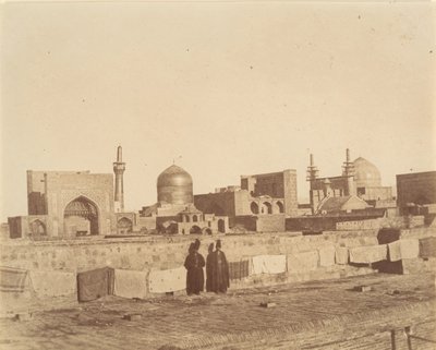 [Vista general de MESHED desde el techo de un hamam.], 1840s-60s de Possibly by Luigi Pesce.