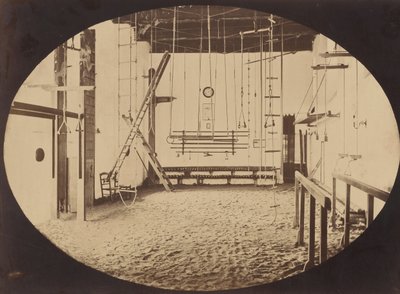 Gimnasio López, de Sevilla, ca. 1860 de Possibly by Luigi Pesce.