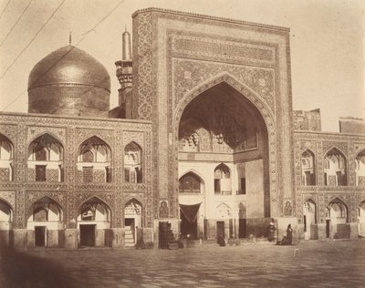 [Puerta principal del Imam Riza, Mashhad, Irán], 1850s de Possibly by Luigi Pesce.