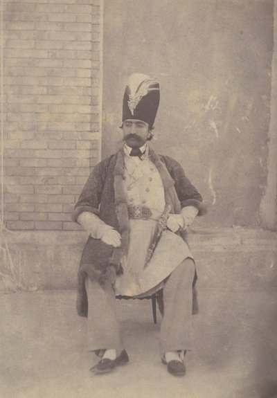Naser al-Din Shah, ca. 1855-58 de Possibly by Luigi Pesce.