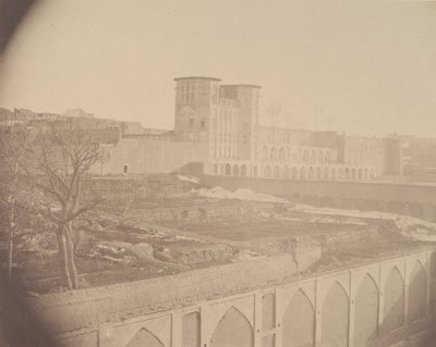 [Vista de Kermanshah, Capital del Kurdistán], 1840s-60s de Possibly by Luigi Pesce.