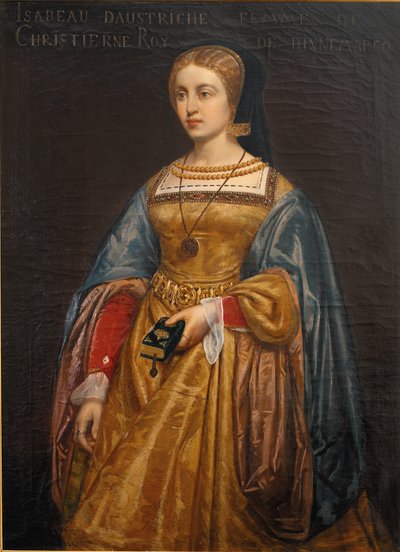 Elisabeth, reina de Christian II de Poul Hagelstein