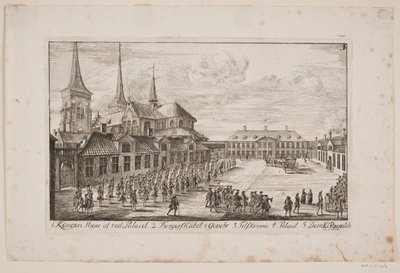 Plaza de la Catedral en Roskilde de Poul Isac Grønvold
