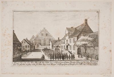 El barrio de Federico V durante la visita a Korsør de Poul Isac Grønvold