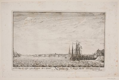 Desembarco de Federico V en Nyborg de Poul Isac Grønvold
