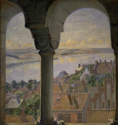 Vista desde la Torre de la Catedral de Viborg de Poul S. Christiansen