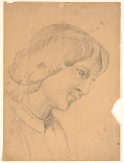 Cabeza. Estudio para ángel de Poul S. Christiansen