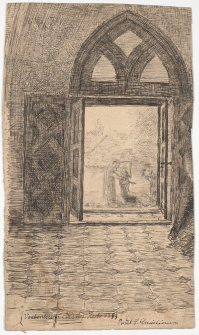 El vestíbulo de armas en la iglesia de Karise de Poul S. Christiansen