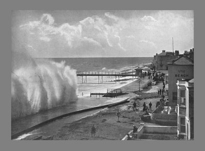Un Gran Mar en Bognor. c1900 de Poulton and Co