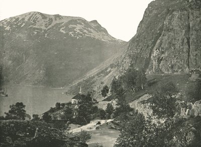 Merok, en el fiordo de Geiranger, Noruega, 1895 de Poulton and Co