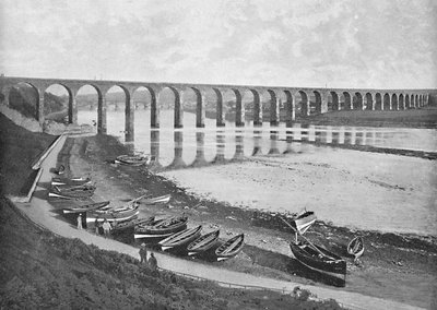 Los Puentes, Berwick-Upon-Tweed, c. 1896 de Poulton and Co