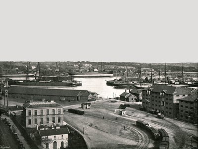 Los muelles, Southampton, 1895 de Poulton and Co