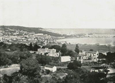 Vista desde el Mustafa, Argel, Argelia, 1895 de Poulton and Co