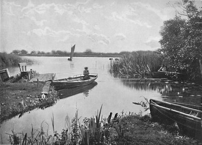 Wroxham Broad, Norfolk, c1896 de Poulton and Co
