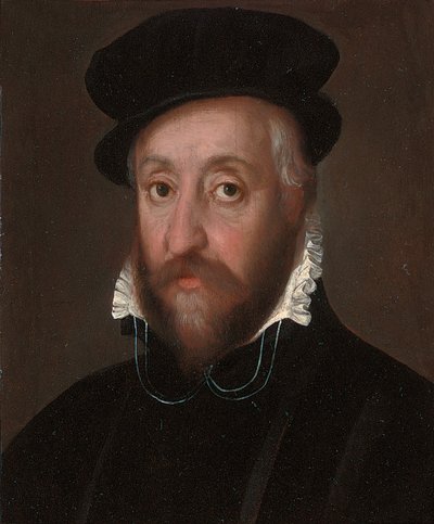 Retrato de un caballero tradicionalmente identificado como Herzog von Alba, Praga, c.1600 de Prague School