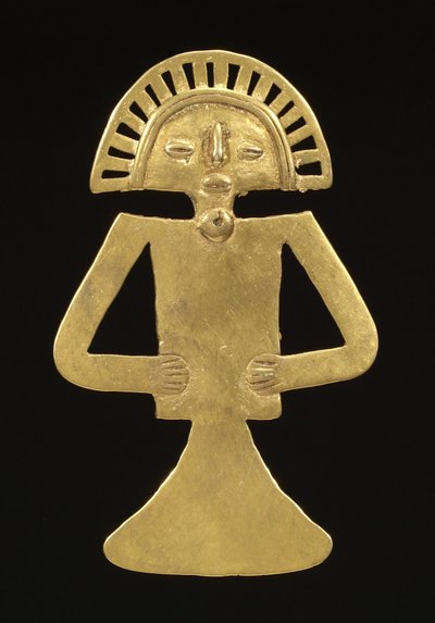 Colgante figurativo, c.700-1000 de Pre Columbian Pre Columbian