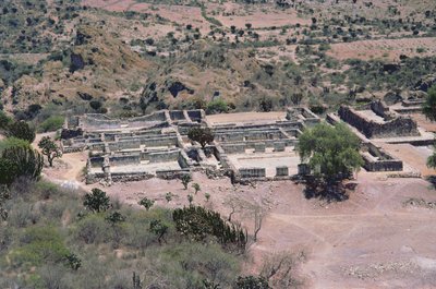 Vista aérea de la ciudad, Periodo Postclásico Tardío de Pre Columbian