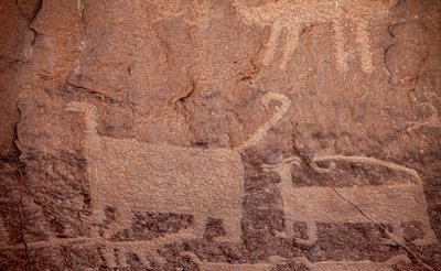 Petroglifos, Parque Histórico Nacional de la Cultura Chaco, 2014 (foto) de Precolombian Precolombian